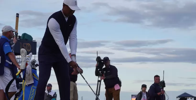 全英オープンのタイガー・ウッズ。ドライバーの使用シャフトが話題に！