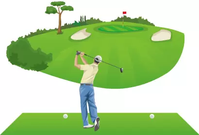 ゴルフ,キャリーの距離