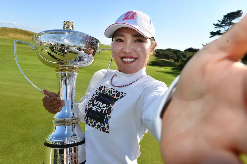 米ツアーのトラスト・ゴルフ・スコットランド女子オープンで優勝した古江彩佳