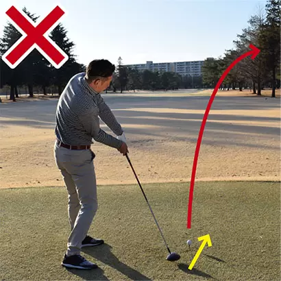 プッシュ系スライスの原因