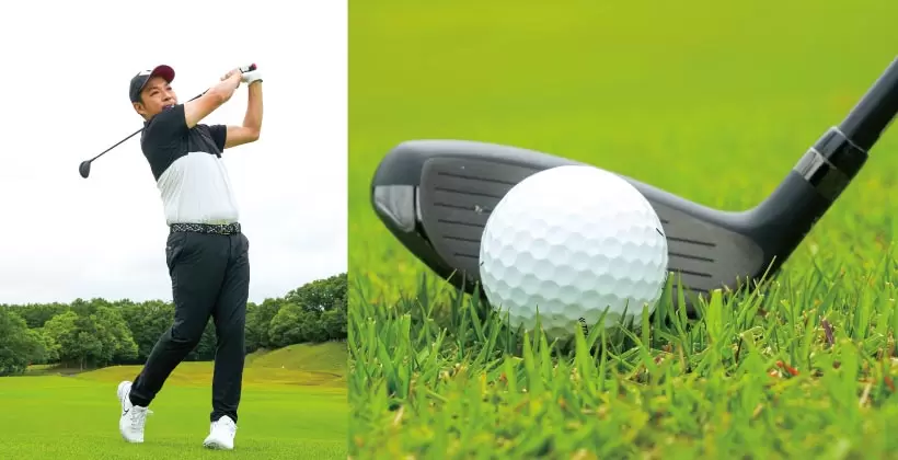 キャスコ,UFO Speed by POWER TORNADEをフェアウェイで打つ高橋プロ