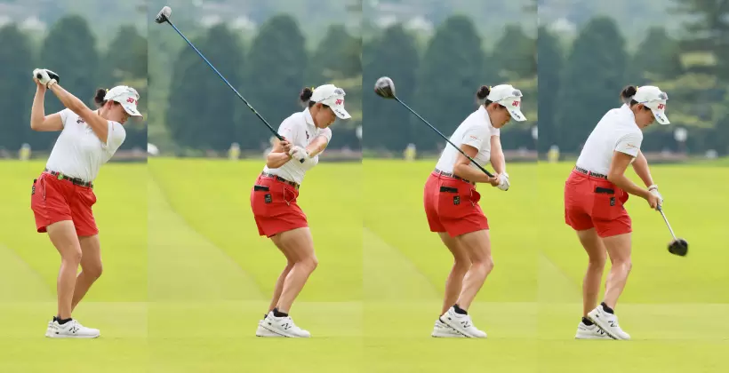 岩井千怜,ダウンスイング