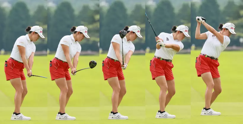 岩井千怜,バックスイング