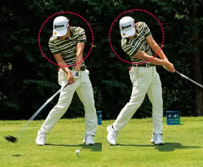 桂川有人のスイング