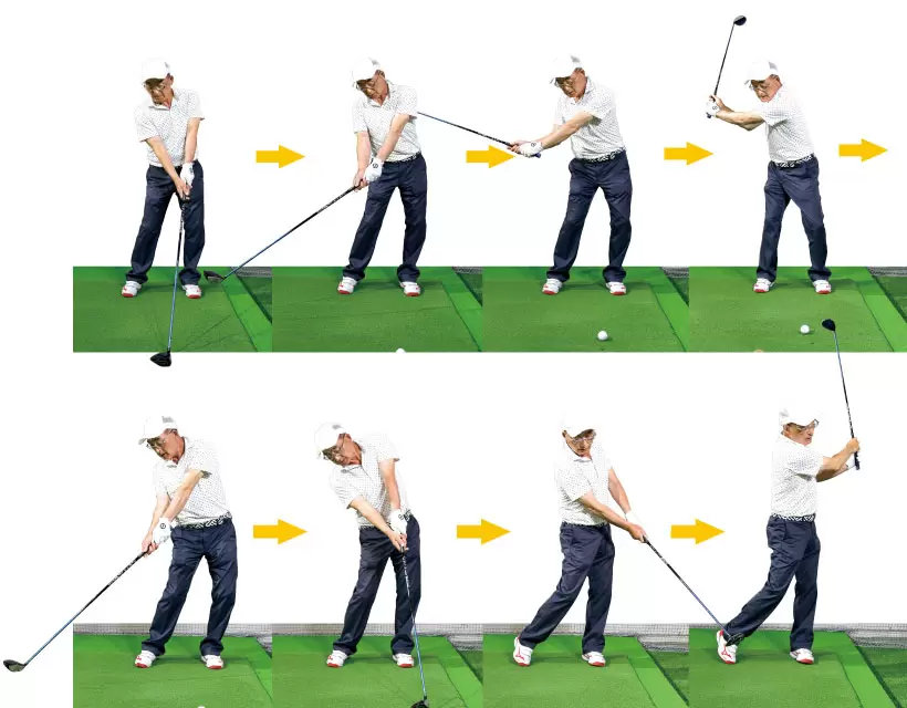 田仲さんのスイング