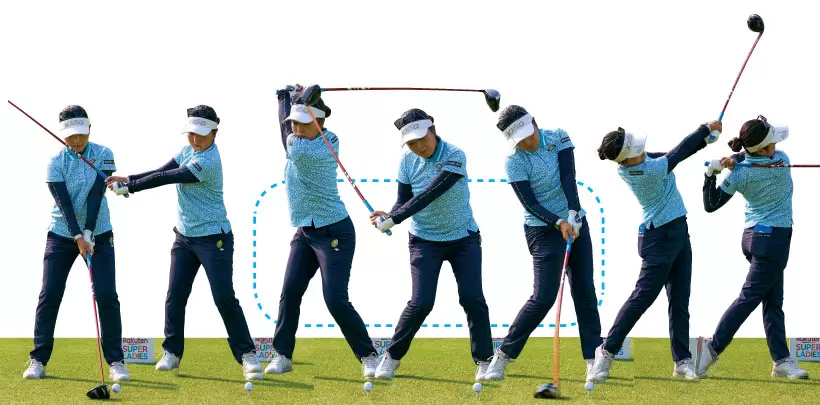 青木瀬令奈のスイング