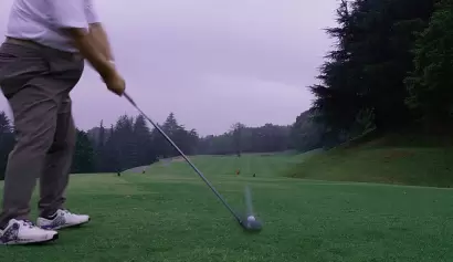 篠原嗣典氏のスイングショット