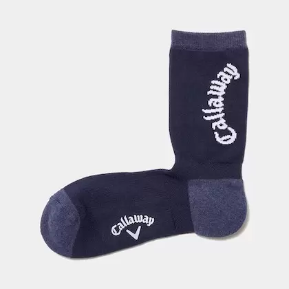 キャロウェイ L型踵サポート入りクルーソックス（メンズ）