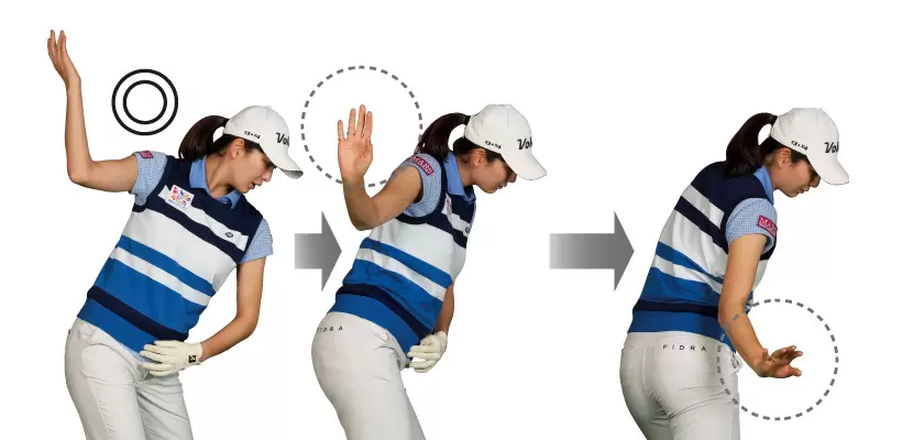 高島早百合のスイング