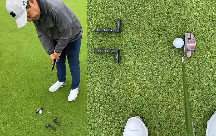 野村タケオ,パター練習