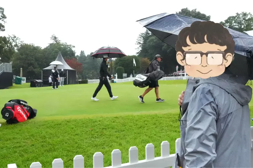 「金無いのにゴルフやってるオヤジ」