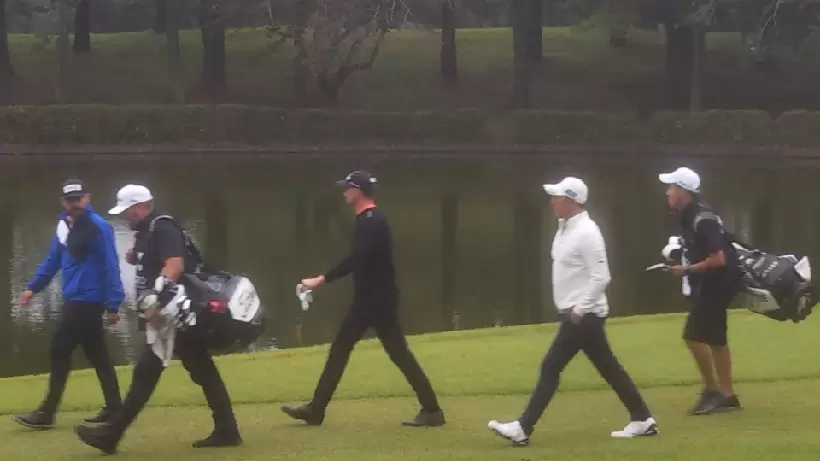 ZOZO CHAMPIONSHIP,6番ホール,最終組一つ前の堀川未来夢プロを含む3選手