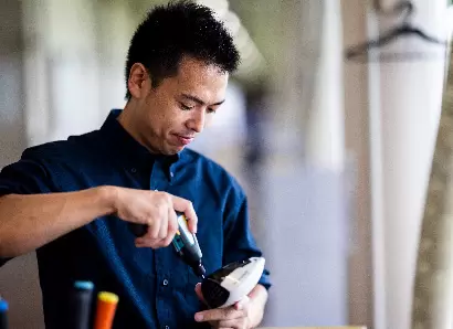 大蔵ゴルフスタジオのフィッターである金子氏