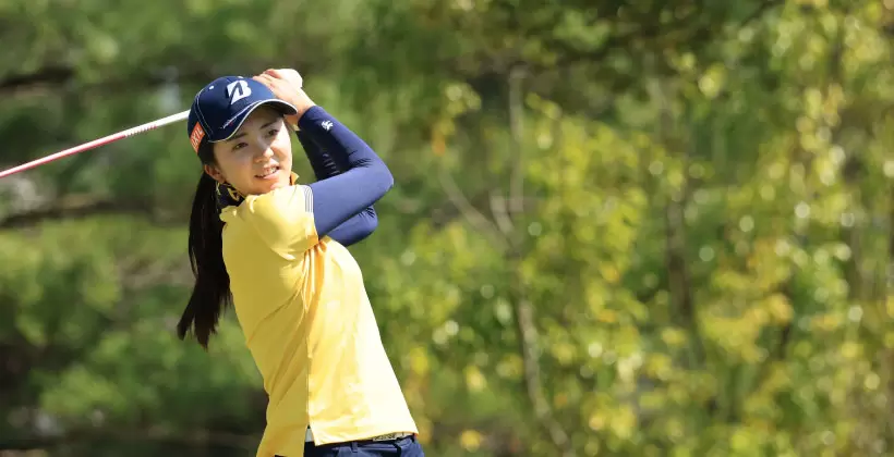 堀琴音のフェアウェイウッドスイング