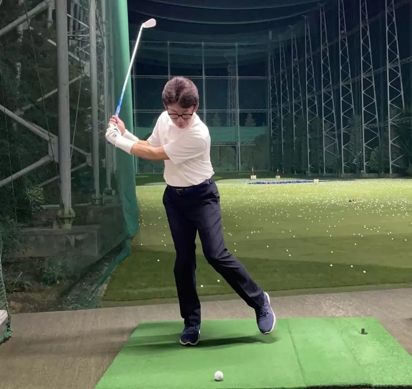 ゴルフ,スイング,体重移動