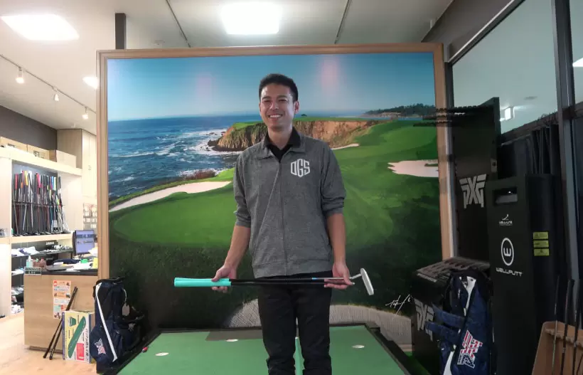 大蔵ゴルフスタジオの金子氏