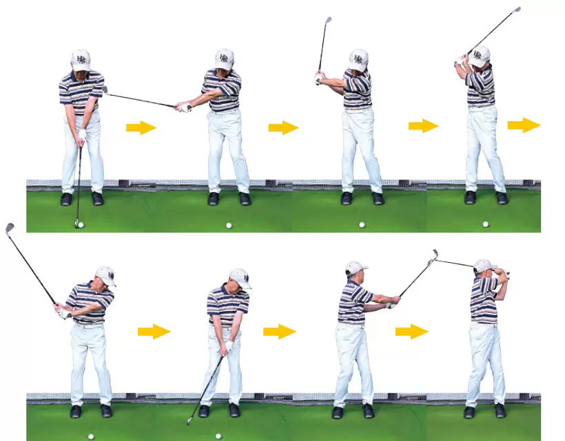 永山さんのアイアンショット