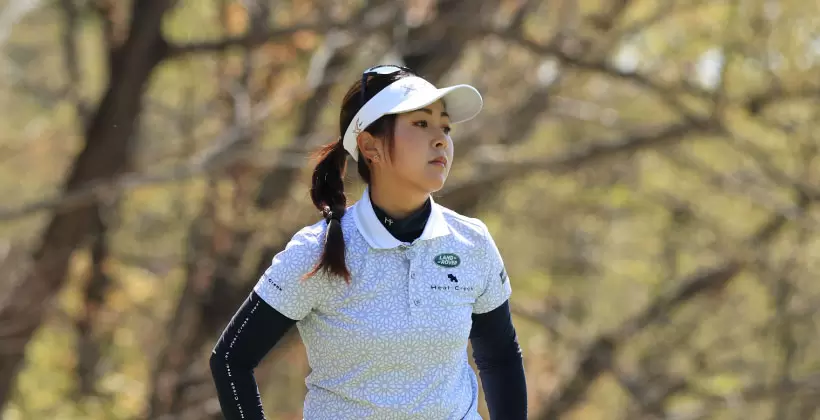 青木瀬令奈のドライバースイング