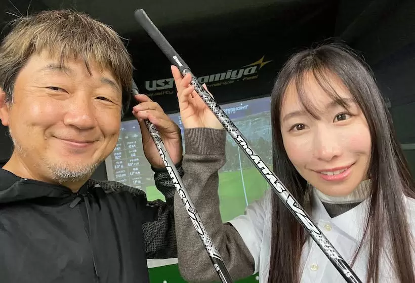 フィッターの橋添さんにしっかりとフィッティングしてもらいました～。