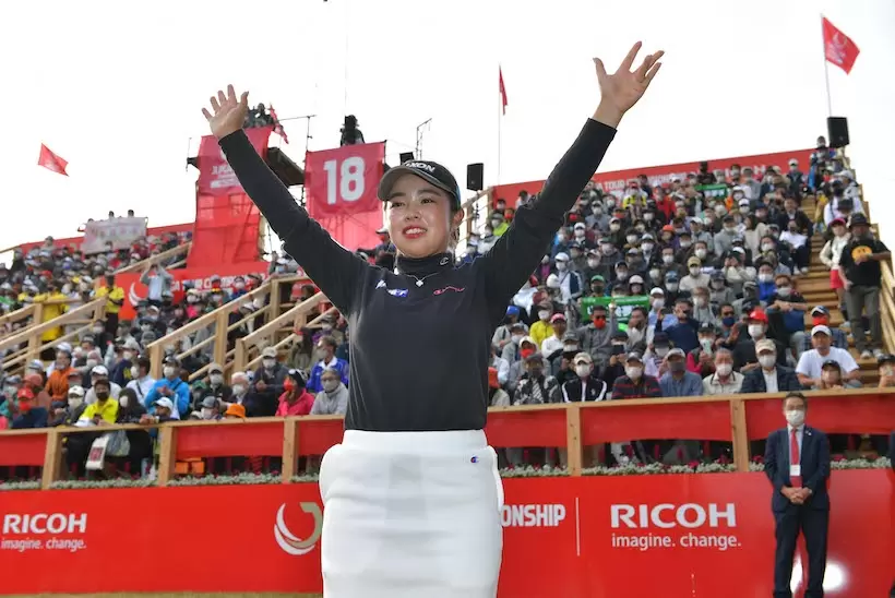 山下美夢有は今季メジャー2勝、年間5勝を達成した。