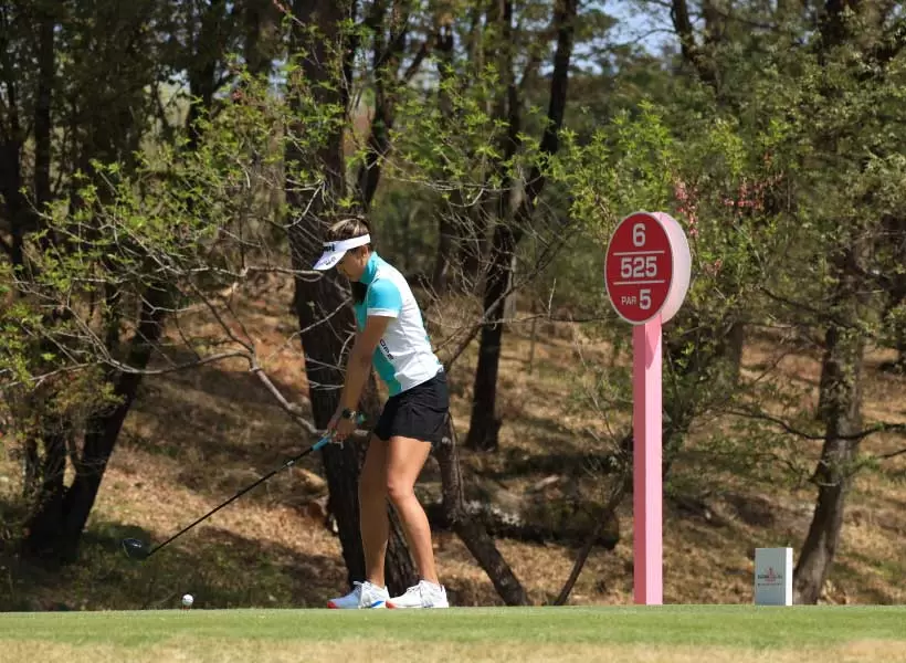 エイミー･コガのドライバースイング