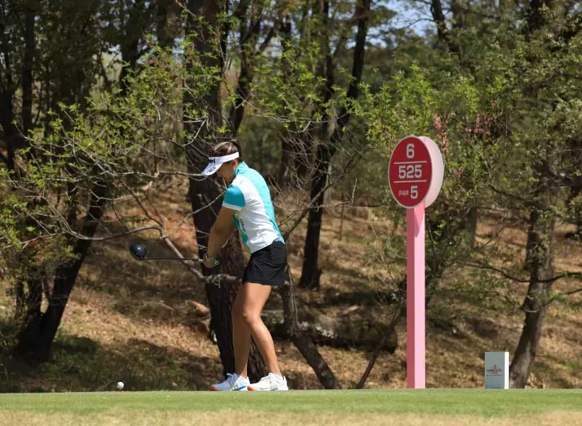 エイミー･コガのドライバースイング