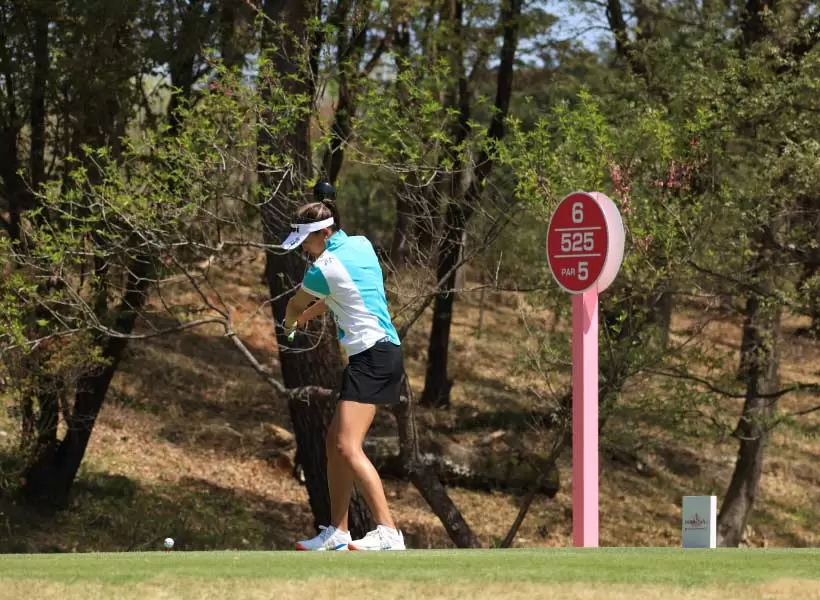 エイミー･コガのドライバースイング