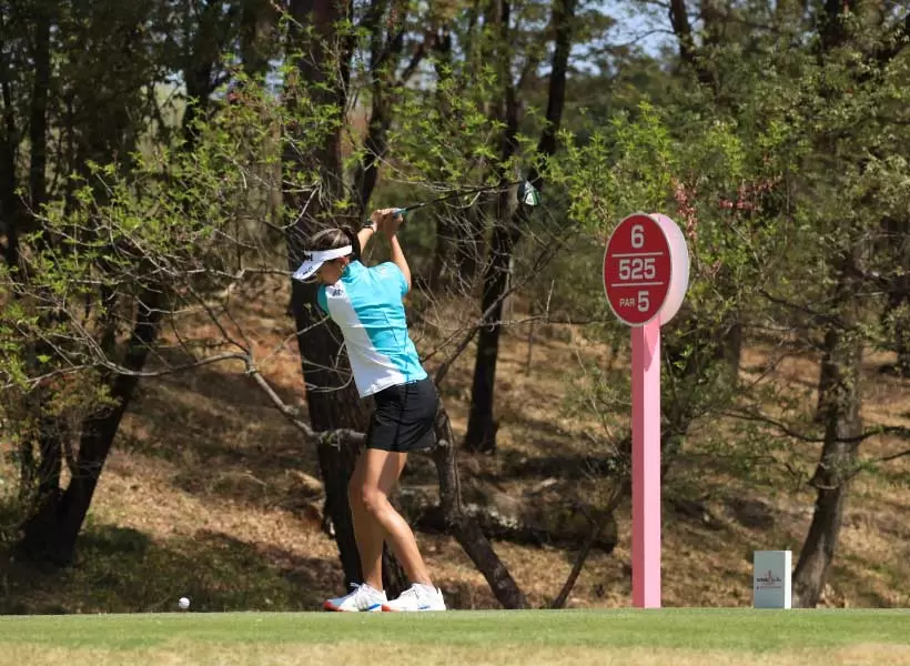 エイミー･コガのドライバースイング