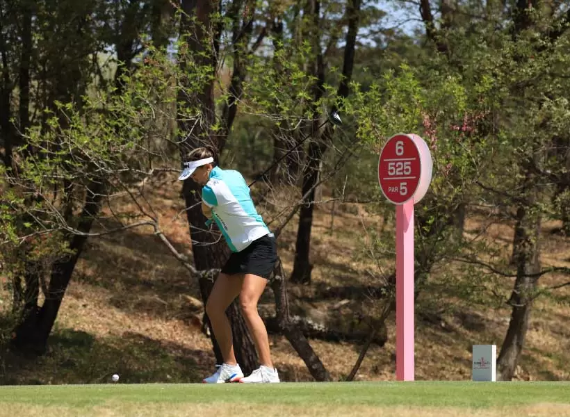 エイミー･コガのドライバースイング