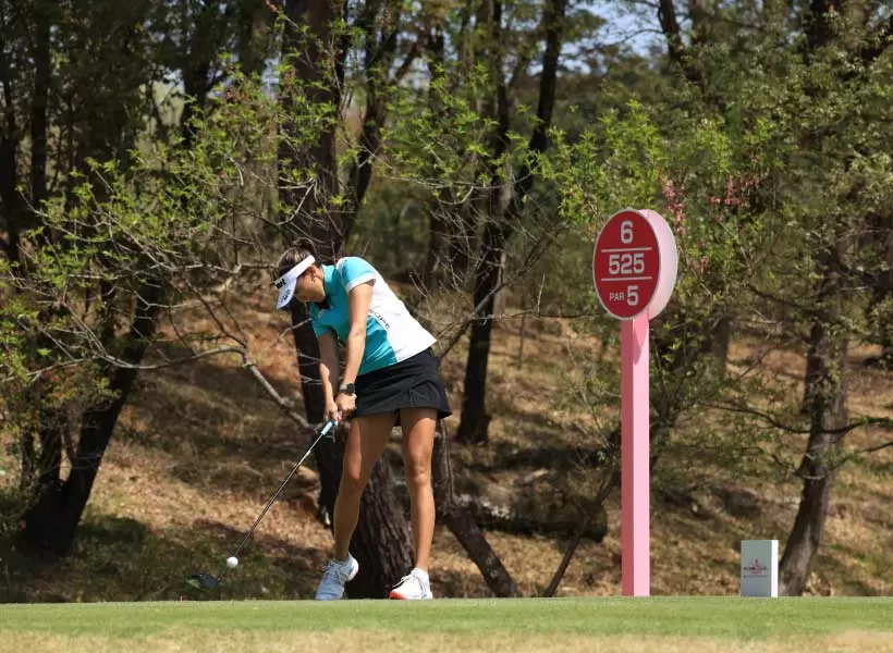 エイミー･コガのドライバースイング