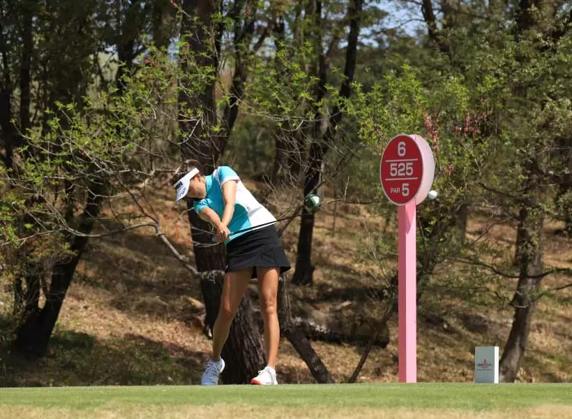 エイミー･コガのドライバースイング