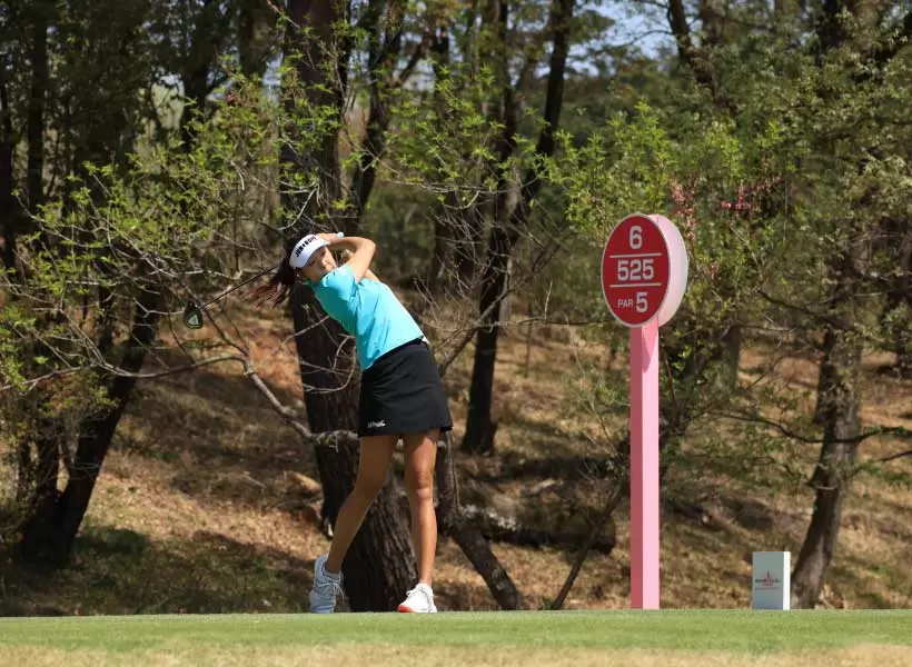 エイミー･コガのドライバースイング