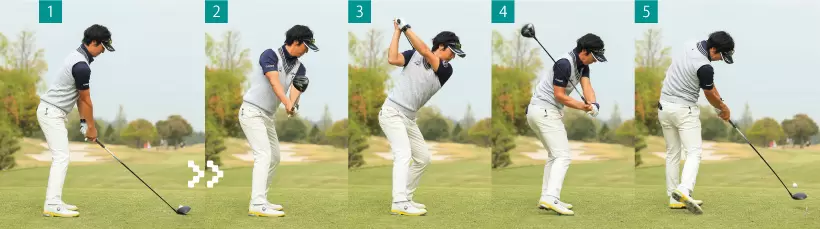 石川遼スイング