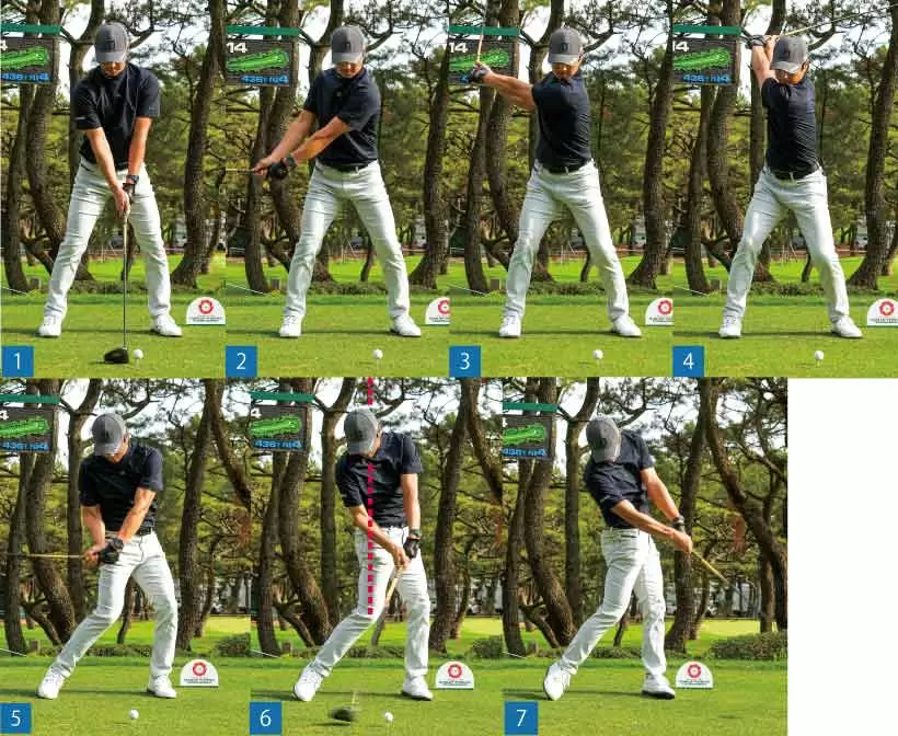 石川遼スイング