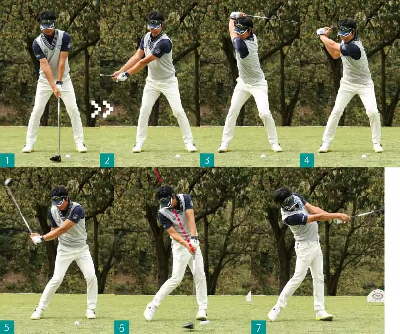 石川遼スイング