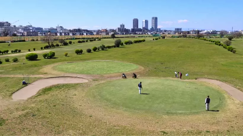 河川敷のコース