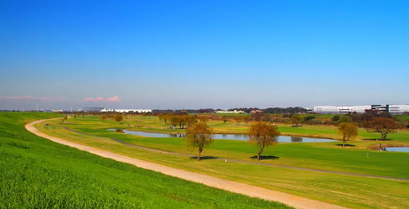 河川敷ゴルフ場