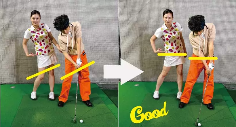 二宮さんのスイング