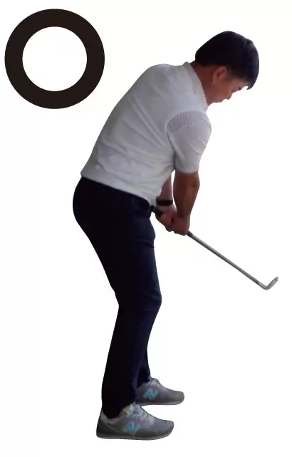 ヘッドは自然に返るようにできているので動きを邪魔しない。