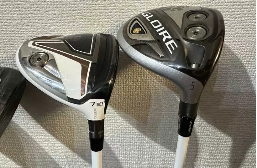 5番と7番ウッド