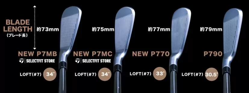 テーラーメイド,アイアン,Pシリーズ