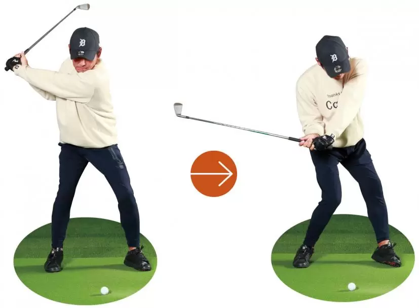 当てるだけのスイング