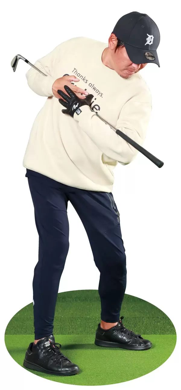 肩を回すイメージ