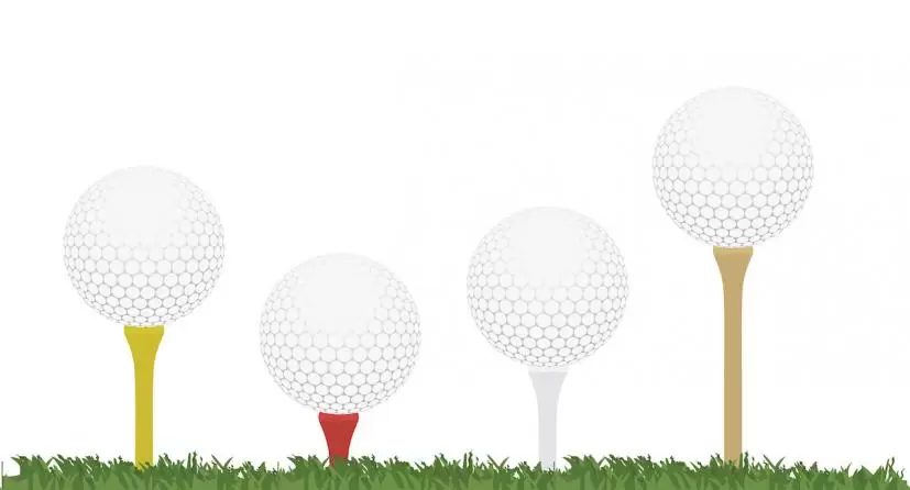 ゴルフ,ティー,高さ