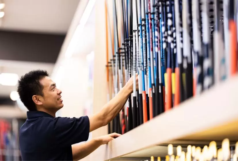 大蔵ゴルフスタジオのフィッターの金子氏