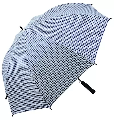 キャスコ 千鳥柄晴雨兼用ワンタッチ傘