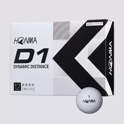 本間ゴルフ HONMA D1ボール 2022年モデル（1ダース）