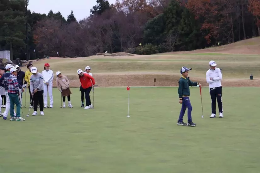 笹生プロによるゴルフレッスン