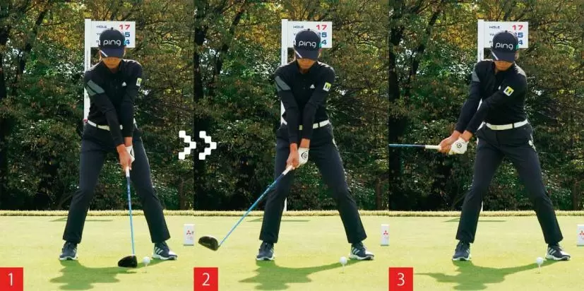 渋野日向子スイング