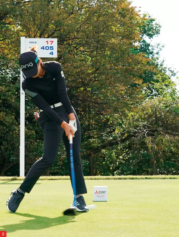 渋野日向子スイング